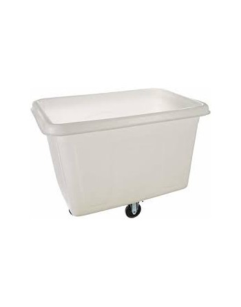 Rubbermaid FG461400WHT Cube Truck, 14 Cubic Foot, White, 32" x 17.71" x 17.71" - [Cleaning Supplies Canada Discounts] - FG461400