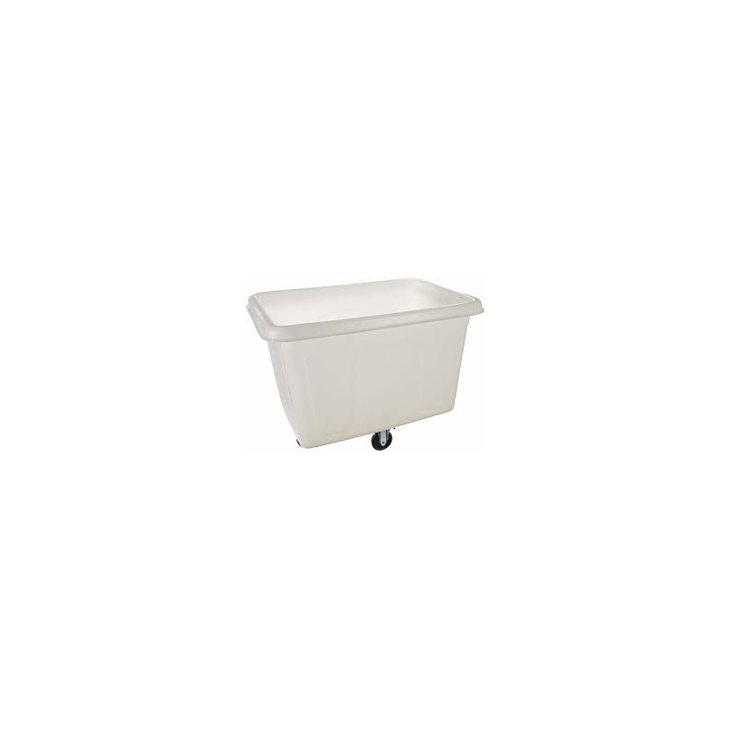 Rubbermaid FG461400WHT Cube Truck, 14 Cubic Foot, White, 32" x 17.71" x 17.71" - [Cleaning Supplies Canada Discounts] - FG461400
