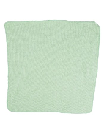 Rubbermaid Commercial 1820582 Microfiber Economy Cloth, 16"x16", Green (Pack of 24) - [DefendUse.com] - 1820582 - Microfiber Clo
