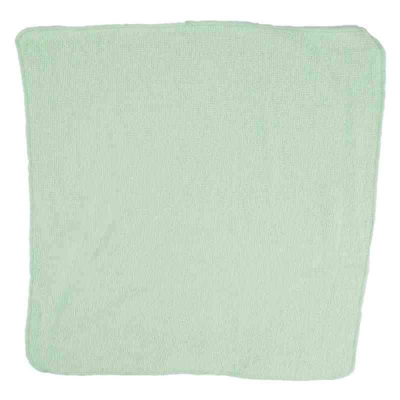 Rubbermaid Commercial 1820582 Microfiber Economy Cloth, 16"x16", Green (Pack of 24) - [DefendUse.com] - 1820582 - Microfiber Clo