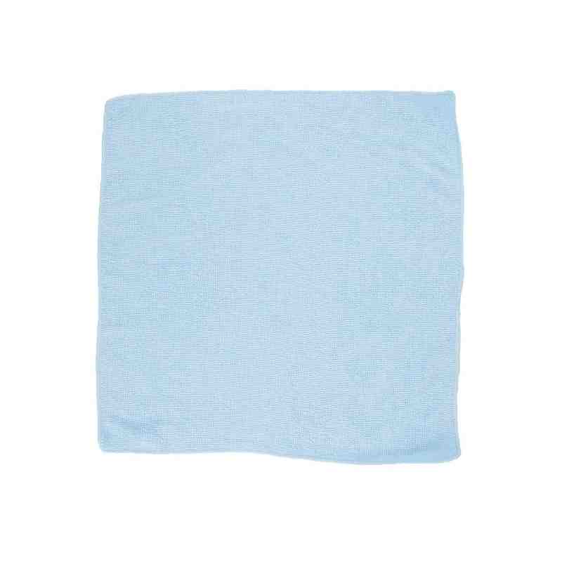 Rubbermaid Commercial 1820583 Microfiber Economy Cloth, 16"x16", Blue (Pack of 24) - [DefendUse.com] - 1820583 - Microfiber Clot