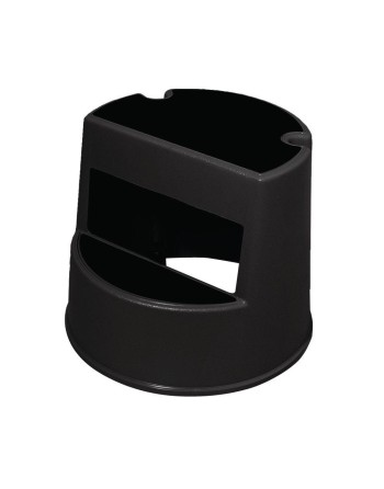 RUBBERMAID  Step Stool, 2 Steps, 16" x 16" x 13-1/2" High Colour: Black Weight: 6 lbs. Capacity: 350 lbs. - [Cleaning Supplies C