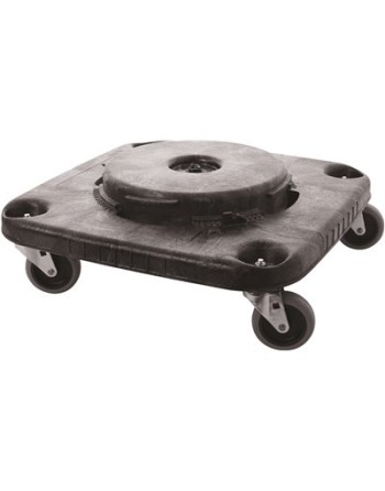 RUBBERMAID  Square BRUTE® Dollies, Polyethylene, Black - [Cleaning Supplies Canada Discounts] - FG353000BLA - [DefendUse.com]