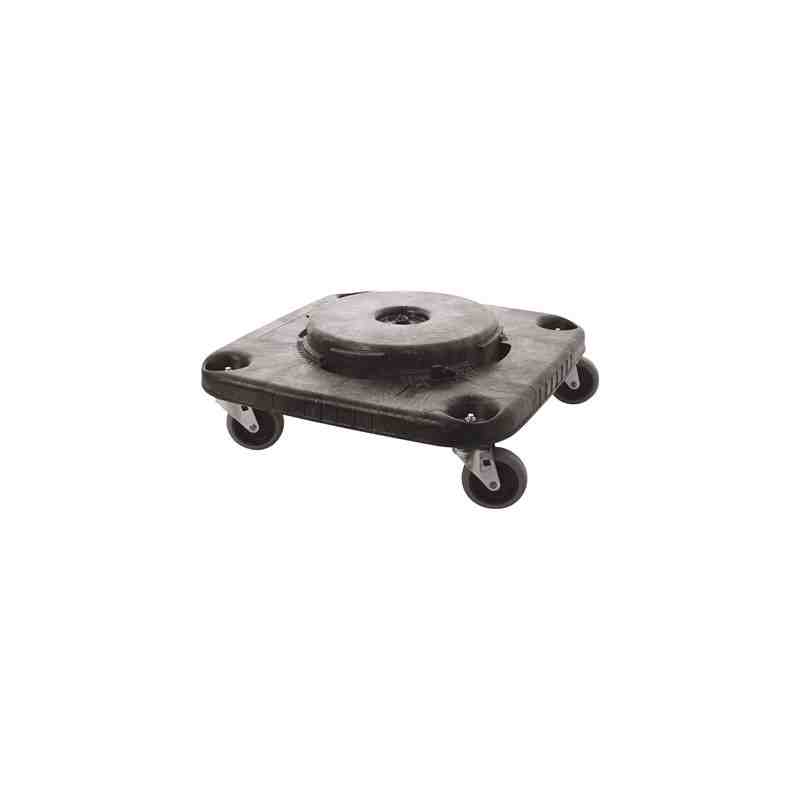 RUBBERMAID  Square BRUTE® Dollies, Polyethylene, Black - [Cleaning Supplies Canada Discounts] - FG353000BLA - [DefendUse.com]