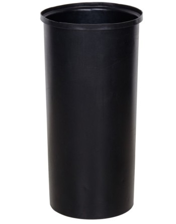 Rubbermaid FGLW15 1 1/2 gal Square Rigid Trash Can Liner, Plastic - Black - [DefendUse.com] - FGLW15 - Indoor/Outdoor Trash Rece