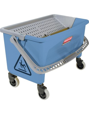 RUBBERMAID FGQ93000BLUE Microfibre Finishing Bucket, 10.75 US Gal. (43 qt.) Capacity, Blue - [DefendUse.com] - FGQ93000BLUE - Mi
