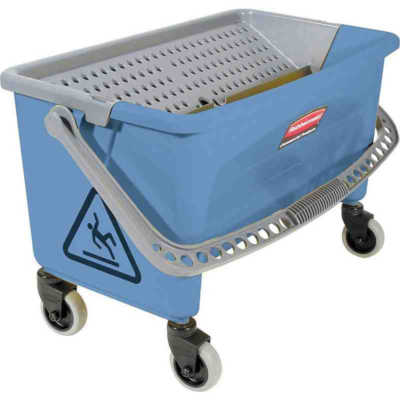 RUBBERMAID FGQ93000BLUE Microfibre Finishing Bucket, 10.75 US Gal. (43 qt.) Capacity, Blue - [DefendUse.com] - FGQ93000BLUE - Mi