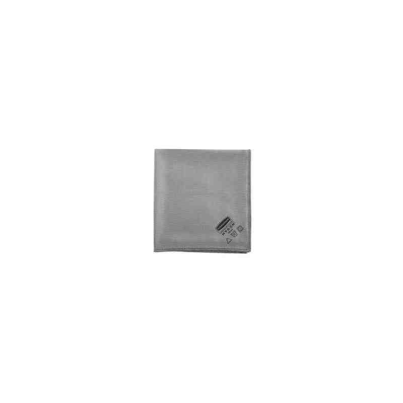 Rubbermaid 1867398 Executive Glass Microfiber Cloths, Gray, 16 x 16, 12 Per Pack - [Cleaning Supplies Canada Discounts] - 186739