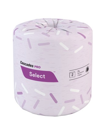 Cascade Pro® 2 Ply Standard Bath Tissue, Recycled Fibers, White, 500 Sheets, 48/Case, Made in Canada - [DefendUse.com] - B180 - 