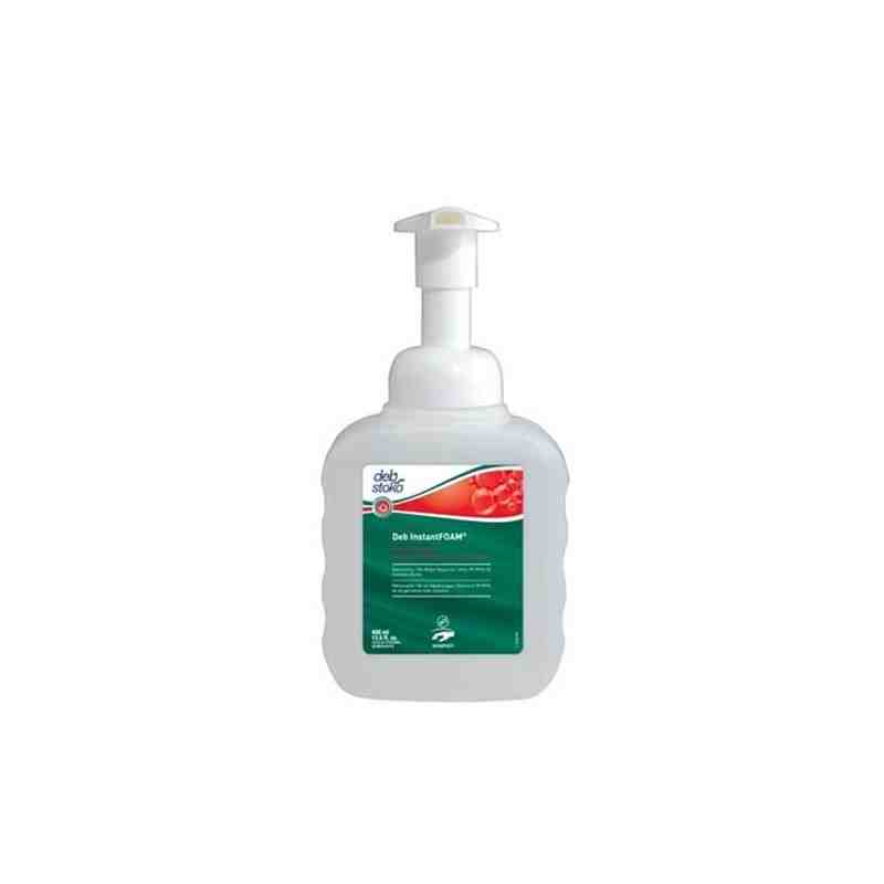 Deb® IFS400CAP Instant FOAM Hand Sanitizer, 400ml Pump Bottle, 6 bottles/Case - [DefendUse.com] - IFS400CAP - Alcohol Based Hand