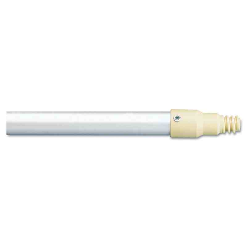 Rubbermaid FG635500GRAY Aluminum Threaded Plastic-Tip Broom Sweep Handle - [DefendUse.com] - FG635500GRAY - Broom Handle