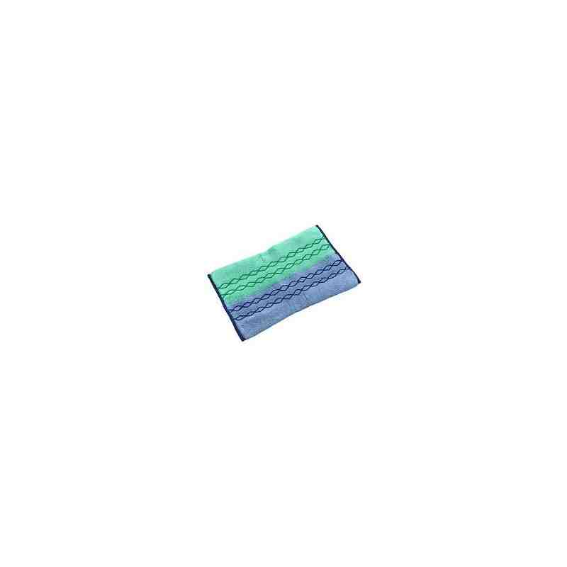 Microfiber Plus Double Sided Wet/Dry Pad 18"-Blue/Green, 6/CS - [Cleaning Supplies Canada Discounts] - 1791679 - [DefendUse.com]