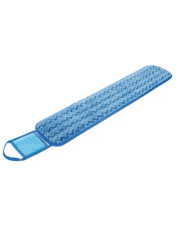 Rubbermaid FGQ42500BL00 HYGEN 24" Blue Microfiber Wet Mop Pad With Scrubber, Case of 6 - [DefendUse.com] - FGQ42500BL00 - Microf