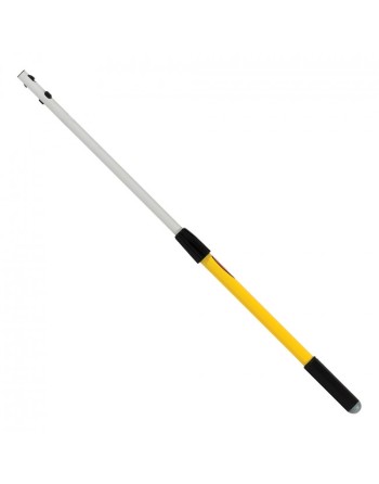RUBBERMAID  Hygen™ Quick Connect Short Handle, Aluminum, Quick-Connect Tip, 2" Diameter, 40" Length - [DefendUse.com] - FGQ74500