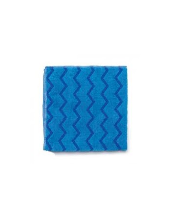 Rubbermaid FGQ62000BL00 HYGEN 16" x 16" Blue Microfiber Cloth - 12/Pack - [DefendUse.com] - FGQ62000BL00 - Microfiber Cloths