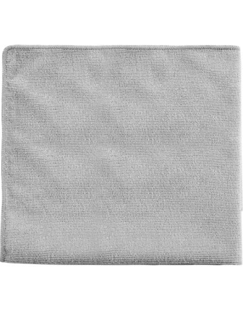 Rubbermaid 1863889 HYGEN Sanitizer Safe 16" x 16" Gray Microfiber Cloth - 24/Pack - [DefendUse.com] - 1863889 - Microfiber Cloth