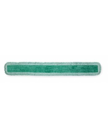 Rubbermaid FGQ46000GR00 HYGEN 60" Green Microfiber Fringed Dust Mop Pad, 6/CS - [Cleaning Supplies Canada Discounts] - FGQ46000G