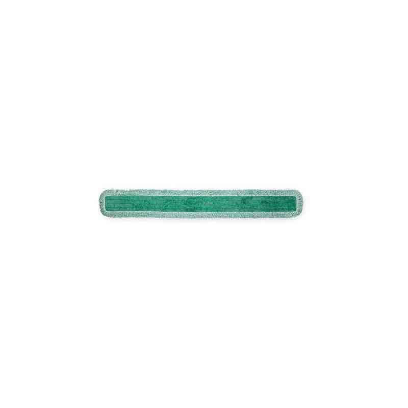 Rubbermaid FGQ46000GR00 HYGEN 60" Green Microfiber Fringed Dust Mop Pad, 6/CS - [Cleaning Supplies Canada Discounts] - FGQ46000G