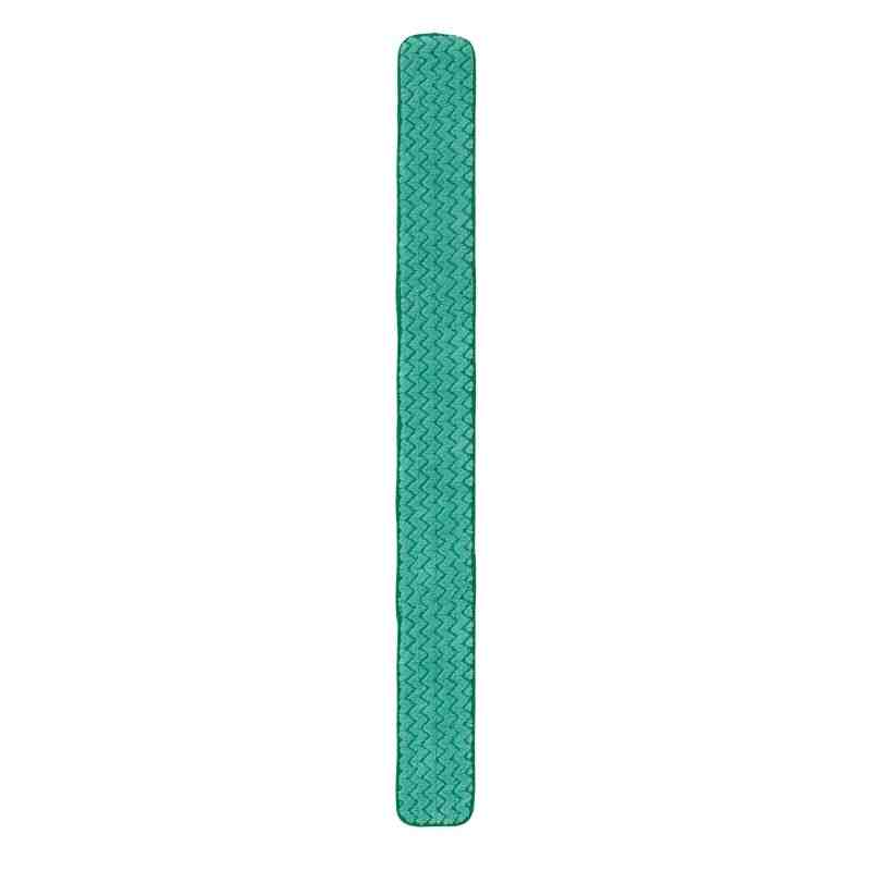 Rubbermaid FGQ44800GR00 HYGEN 48" Green Microfiber Dust Mop Pad, 12/CS - [Cleaning Supplies Canada Discounts] - FGQ44800GR00 - [