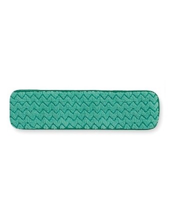 Rubbermaid FGQ42400GR00 HYGEN 24" Green Microfiber Dust Mop Pad, 12/CS - [Cleaning Supplies Canada Discounts] - FGQ42400GR00 - [