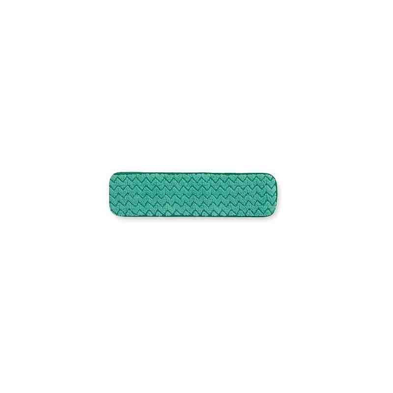 Rubbermaid FGQ42400GR00 HYGEN 24" Green Microfiber Dust Mop Pad, 12/CS - [Cleaning Supplies Canada Discounts] - FGQ42400GR00 - [
