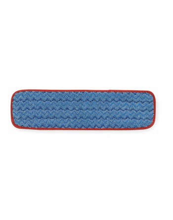 Rubbermaid FGQ41000RD00 Hygen Microfiber Single-Sided Damp Room Mop, 18.5-Inch Length x 5.5-Inch, Red, Case of 12 - [Cleaning Su