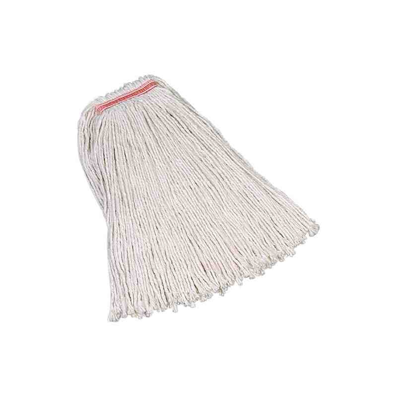 Rubbermaid FGF11800WH00 Dura Pro 24 oz. White Premium Cut-End Cotton Mop with 1" Headband - [Cleaning Supplies Canada Discounts]