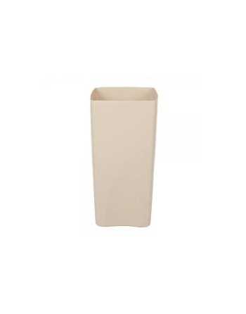 Rubbermaid FG356300BEIG Beige Square Rigid Plastic Liner, 19G - [Cleaning Supplies Canada Discounts] - FG356300BEIG - [DefendUse
