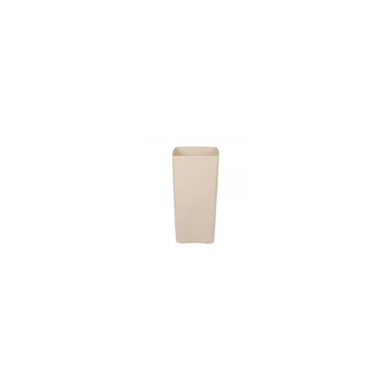 Rubbermaid FG356300BEIG Beige Square Rigid Plastic Liner, 19G - [Cleaning Supplies Canada Discounts] - FG356300BEIG - [DefendUse