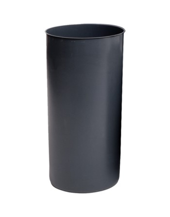 Rubbermaid FG355200GRAY Gray Round Rigid Plastic Liner with Rim - [DefendUse.com] - FG355200GRAY - Rigid Liners