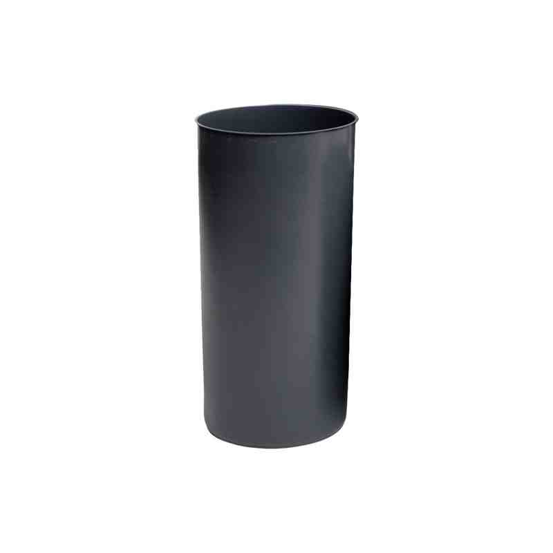 Rubbermaid FG355200GRAY Gray Round Rigid Plastic Liner with Rim - [DefendUse.com] - FG355200GRAY - Rigid Liners