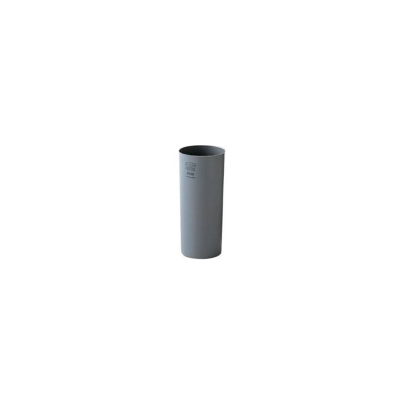 Rubbermaid FG355000GRAY Gray Round Rigid Plastic Liner - [DefendUse.com] - FG355000GRAY - Rigid Liners