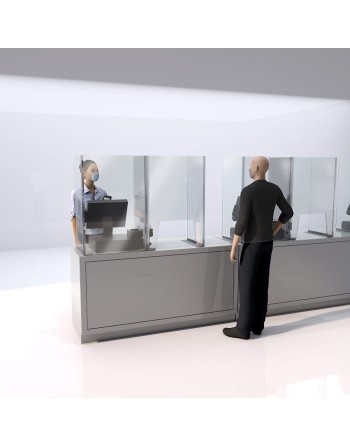 Acrylic Shield, 24W" x 36H" Retail, Mountable - 2