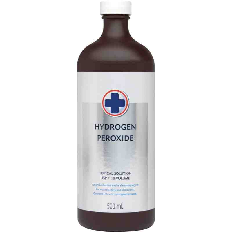 Hydrogen Peroxide USP 10%, 500mL