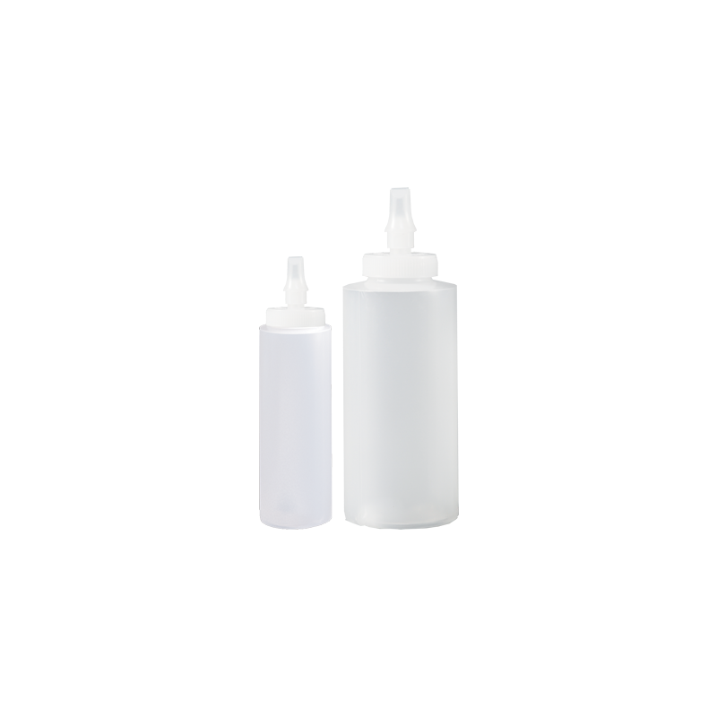 Bottle - Squeeze w/Ribbon Applicator - 8oz - MDPE Natural, 350 Units / Price Per EA - [Cleaning Supplies Canada Discounts] - 130