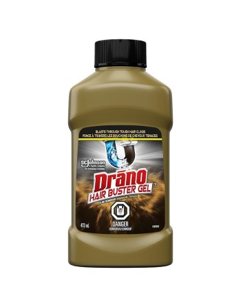 SC JOHNSON  Drano® Hair Buster Gel Clog Remover Container Type: Bottle Container Size: 473 ml, Case of 8/473ml - [DefendUse.com]