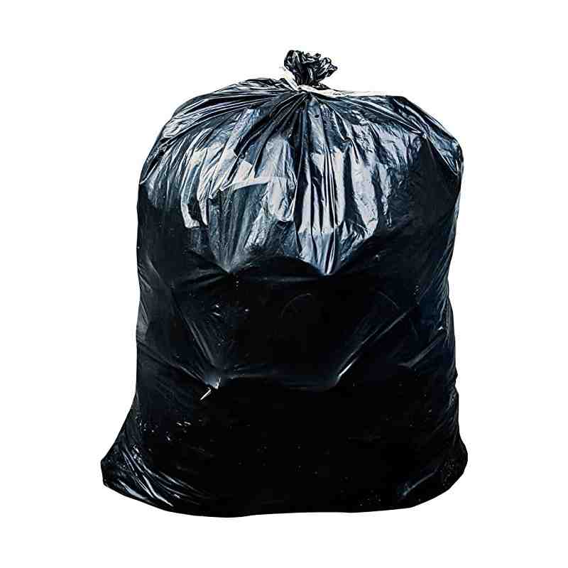 Garbage Bags - Regular Black - 22x24, 500/CS - [Cleaning Supplies Canada Discounts] - 2224RB - [DefendUse.com]