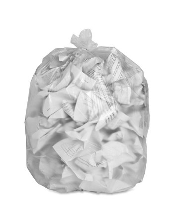 Garbage Bags - X-Strong Clear - 42x48, 100/CS - [Cleaning Supplies Canada Discounts] - 4248XSC - [DefendUse.com]