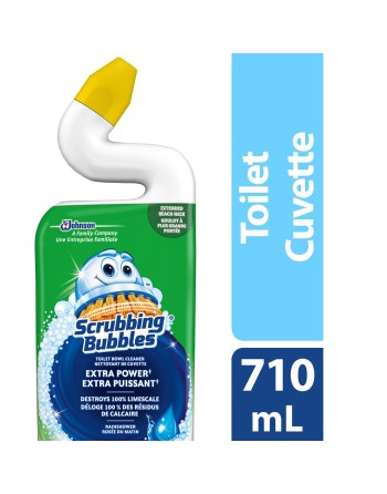 Scrubbing Bubbles, Extra Power Toilet Bowl Cleaner,  Rainshower, Case of 9/710ml - [Cleaning Supplies Canada Discounts] - 629137