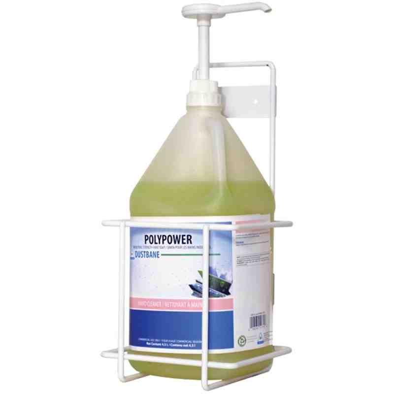 Wall Mount Industrial Dispensing Rack, 4-5L Capacity - 1