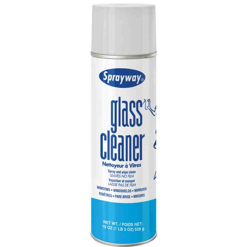 Sprayway® SW050W Glass Cleaner, Aerosol Can, 539 g, Clear, 12/Case, Case of 12 - [DefendUse.com] - SW050W - Sprayway