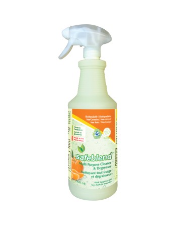 SAFEBLEND CRTOX0D Multi-Purpose Cleaner, Trigger Bottle Container Size: 950 ml - [DefendUse.com] - CRTOX0D - Safeblend™ 