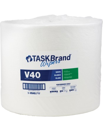 TaskBrand® V40 Value Series Wipers Each 12" x 13"