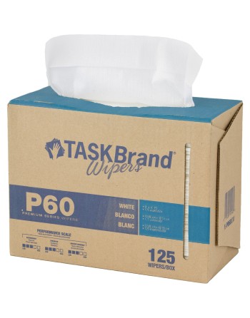 TaskBrand® P60 Premium Series Wipers Box of 125