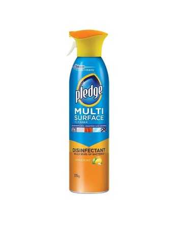 Pledge® 62300706881 Antibacterial† Disinfectant Multi-surface Cleaner Aerosol, Citrus, Case of 6/275g - [DefendUse.com] - 100623