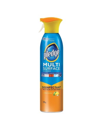 Pledge® 62300706881 Antibacterial† Disinfectant Multi-surface Cleaner Aerosol, Citrus, Case of 6/275g - [DefendUse.com] - 100623