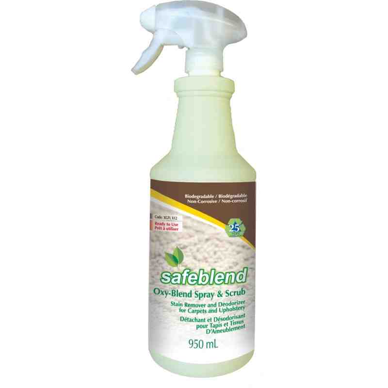 SAFEBLEND XGFLX0D Stain Remover & Deodorizer for Carpets and Upholstery Container Size: 950 ml - [DefendUse.com] - XGFLX0D - Saf