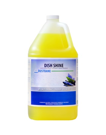 DUSTBANE 55064 Dish Shine Liquid Detergent Type: Liquid Container Size: 5 L Container Type: Jug Fragrance: Lemon - [DefendUse.co