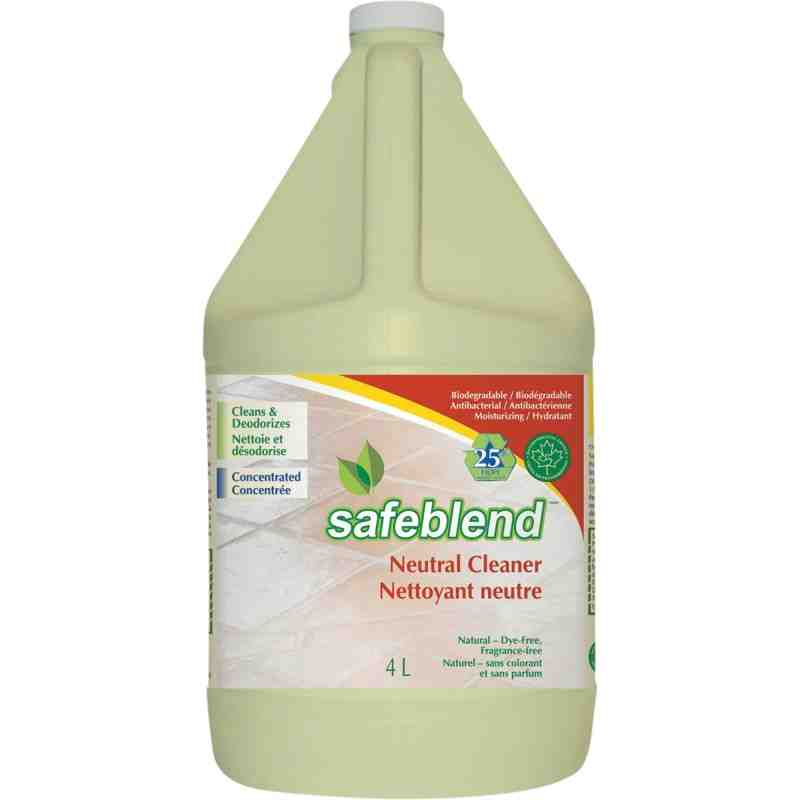 SAFEBLEND NCXXG04 Fragrance Free Neutral Cleaners, Jug Container Size: 4 L - [DefendUse.com] - NCXXG04 - Safeblend™ 