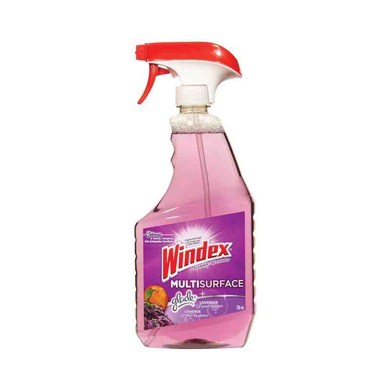 SC JOHNSON 10059200707957 Windex® Multi-Surface Cleaner, Trigger Bottle, Case of 12/765ml - [DefendUse.com] - 10059200707957 - W